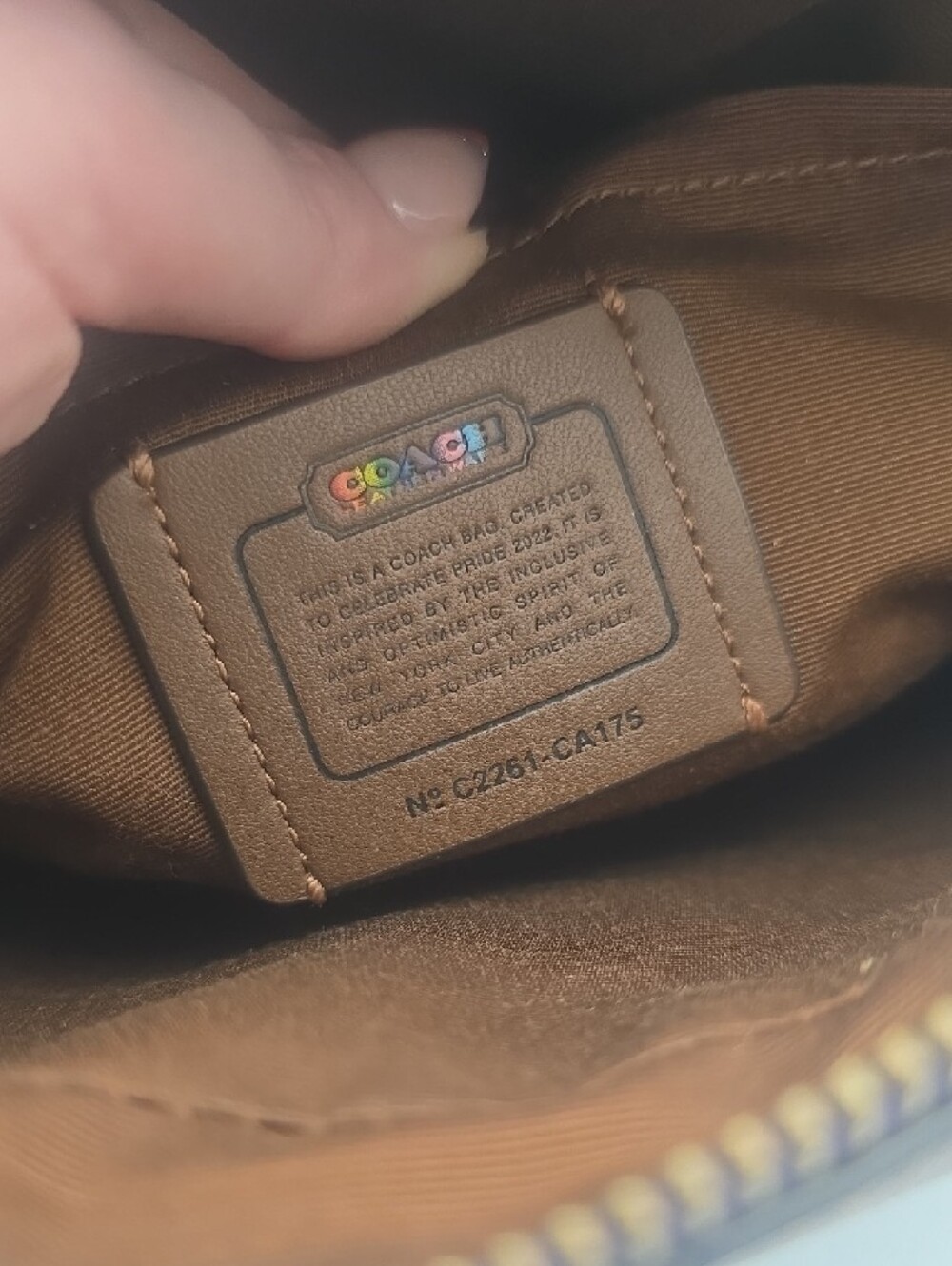 Coach Multicolor Pride Collection Signature Mono Crossbody W/ Strap/Tag (GOOD)🌈 - Picture 15 of 16
